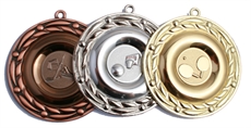 Medaljer för idrott. 70mm. Guld, silver, brons
