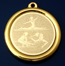 Medalj 3260 gymnastik dam 8