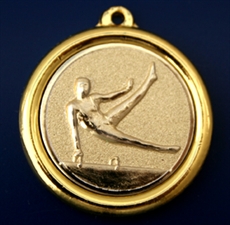 Medalj 3263 gymnastik herr 8