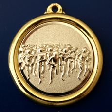Medalj 3299 löpare lopp 8